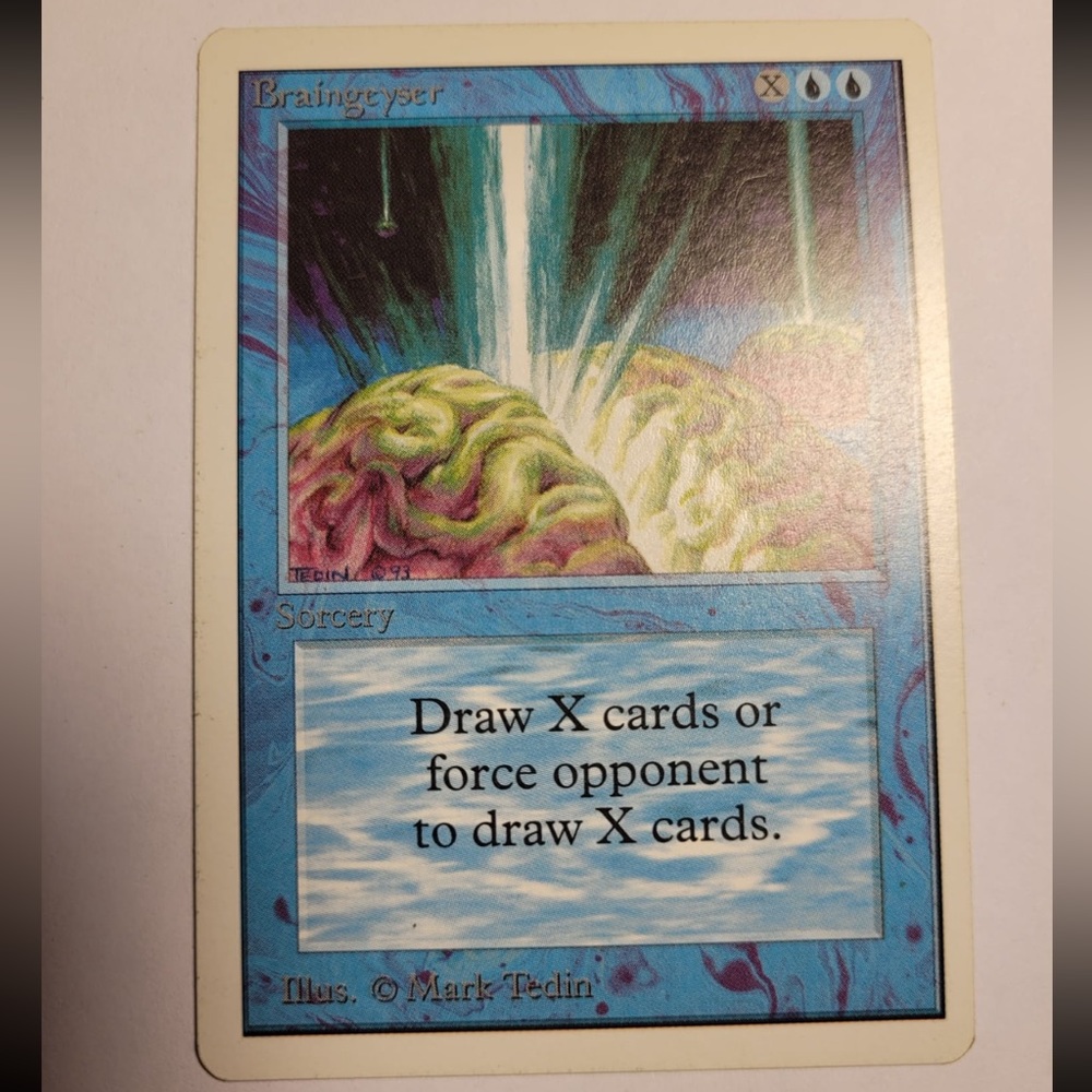 Magic the Gathering Braingeyser Unlimited Free shipping